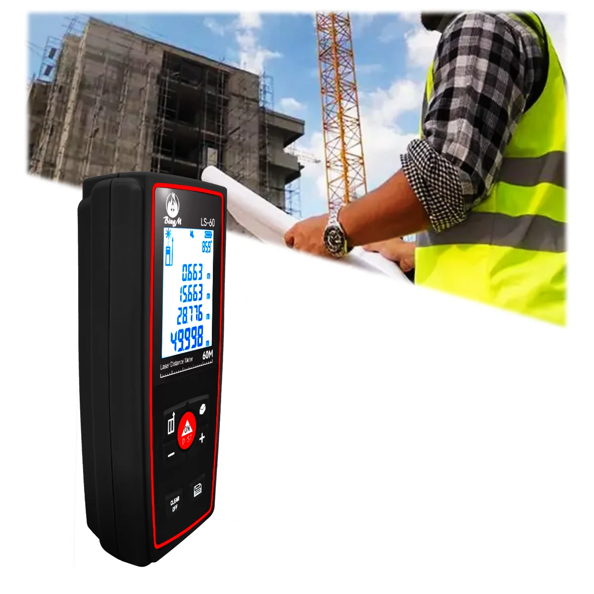 High Accuracy Favorable Price Smart Laser Rangefinders Measurement hand tool  laser tape measure laser distance meter