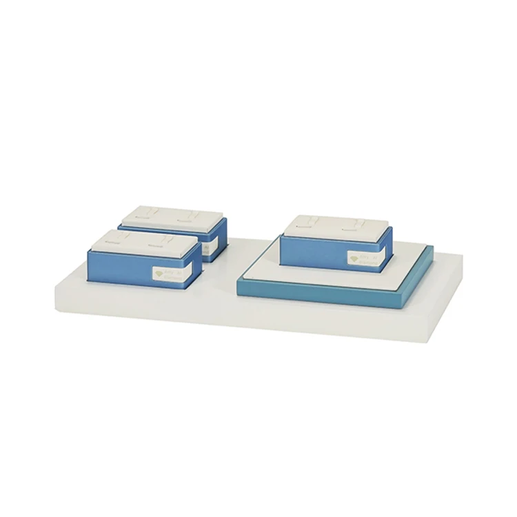 New Fashion Ins Hot Glass Window Velvet Jewelry Packaging Grid Jewelry Tray Box For Bracelet Jewelry Ring Display Boxes
