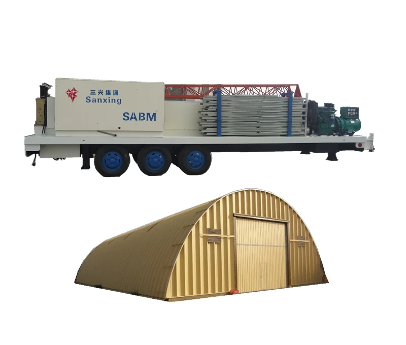 SX-SABM 600-305 K Q span curve roof rolling forming machine