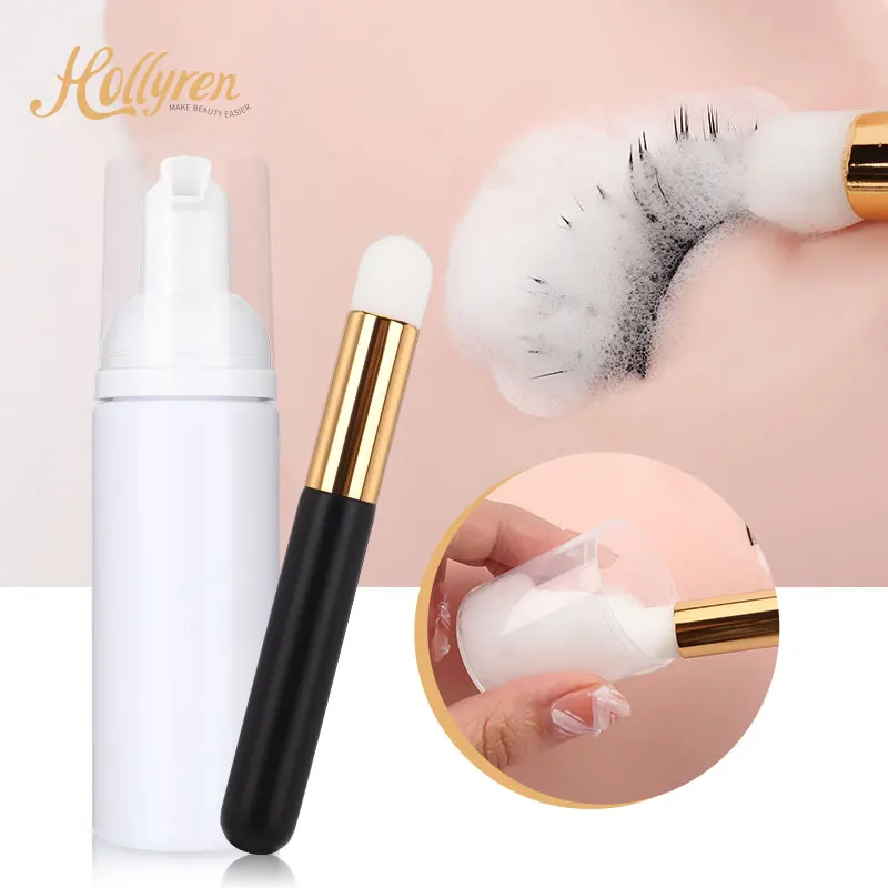 Eyelashes Extension Soft Shampoo Mousse Foam Non-Irritating Gentle Cleansing Grafting Pro Eye Lash Cleaner Mekap Shampo