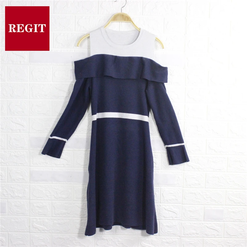 
Оптовая продажа, женская одежда, модное вязаное платье с длинным рукавом, женское облегающее платье 2020 