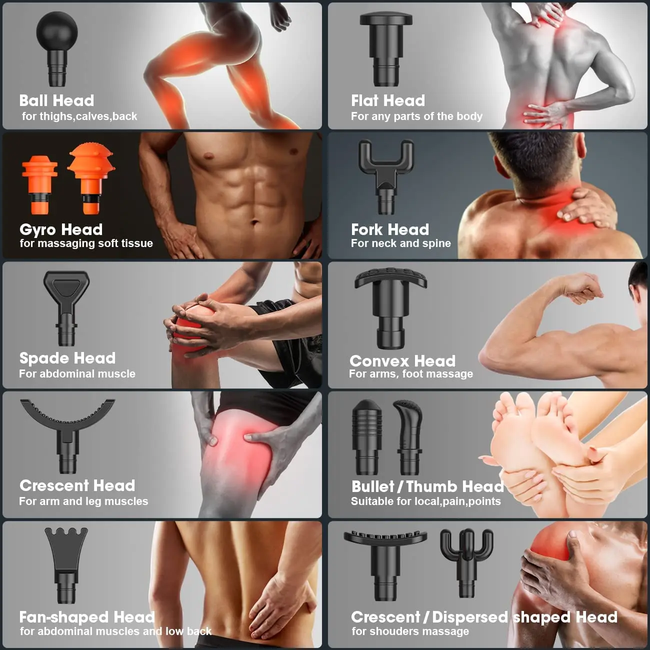 Factory Direct Hot Sale Professional Percussion Deep Tissue Sports Vibration Pain Relief Gym Sports Muscle Vibration Message Gun