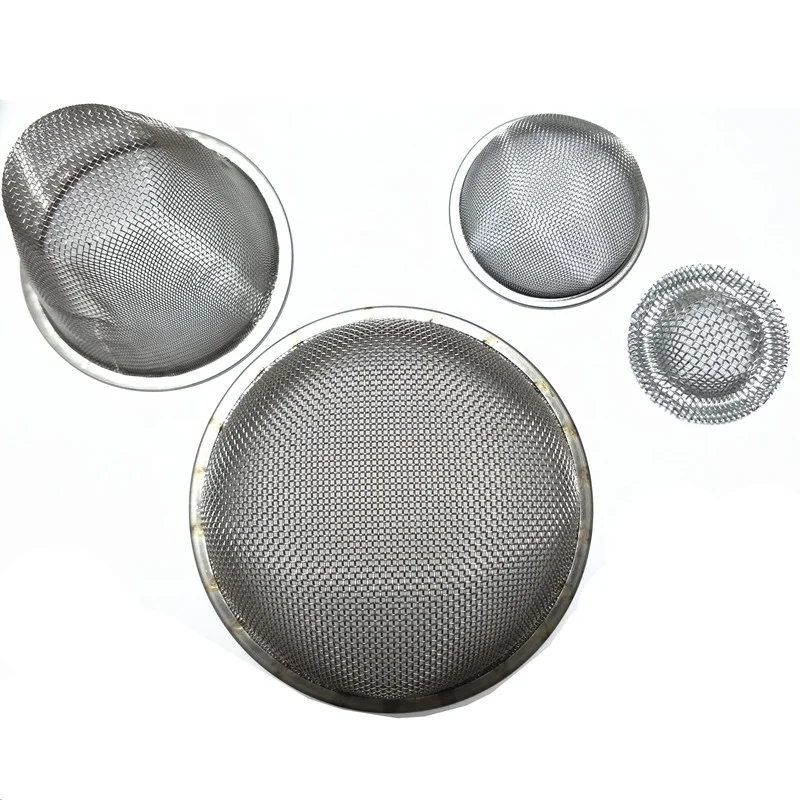 Heat resistant domed mesh screen 316 316L stainless steel filter cap