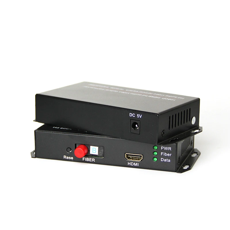 1 пара один режим HDMI передатчик и приемник 1080 P видео и аудио HDMI волокно-оптический удлинитель