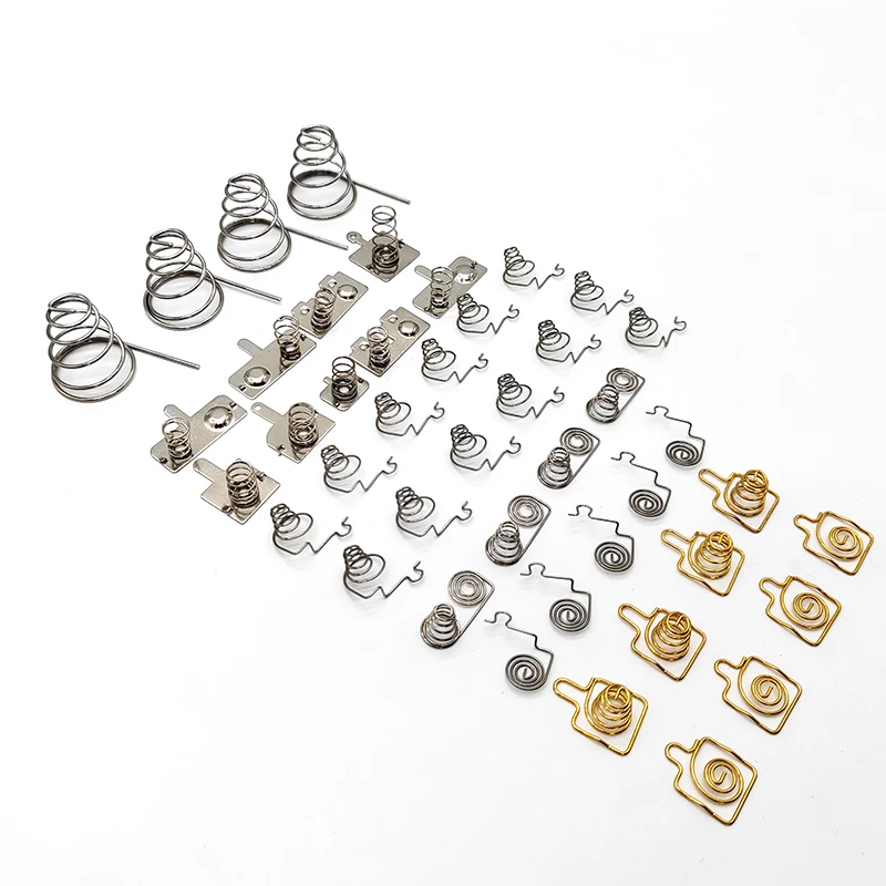 AA A Battery Spring Contact Holder 2mm Spade electrical Spring Battery Connectors Connect Springs