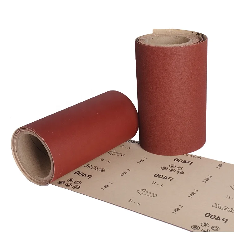 10cmx50m Sanding Paper Roll Aluminum Oxide Abrasive Emery Cloth Non Woven Abrasive Roll