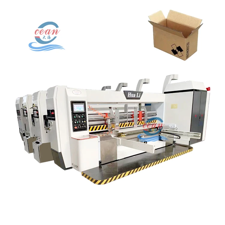 Carton Printing Slotting Die-cutting Machine Industrial 2 Color Printer Slotter Die Cutter