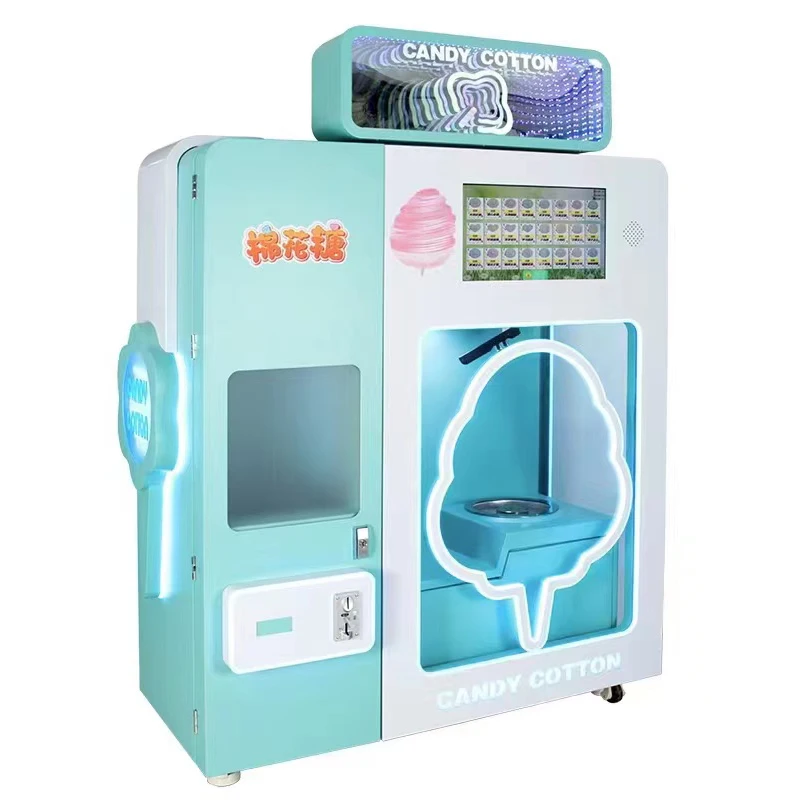 Marshmallow Candy Floss Machine Commerical Coin