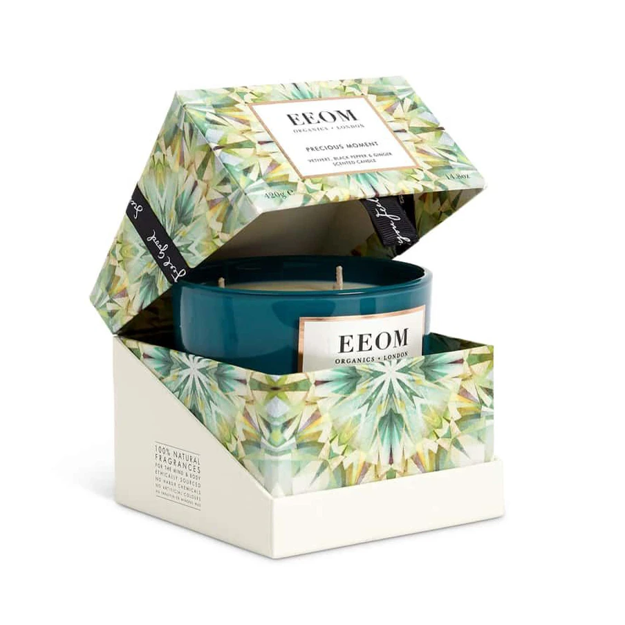 Оптовая продажа Магнитная Черная Стеклянная банка caja de velas свечи Подарочная коробка Упаковка для