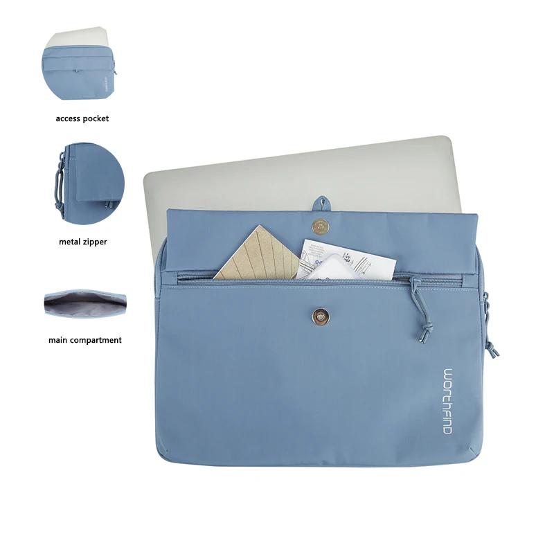 Custom Computer Laptop Sleeve Bag OEM Logo notebook sleeve Business Waterproof laptop case for Women 2022