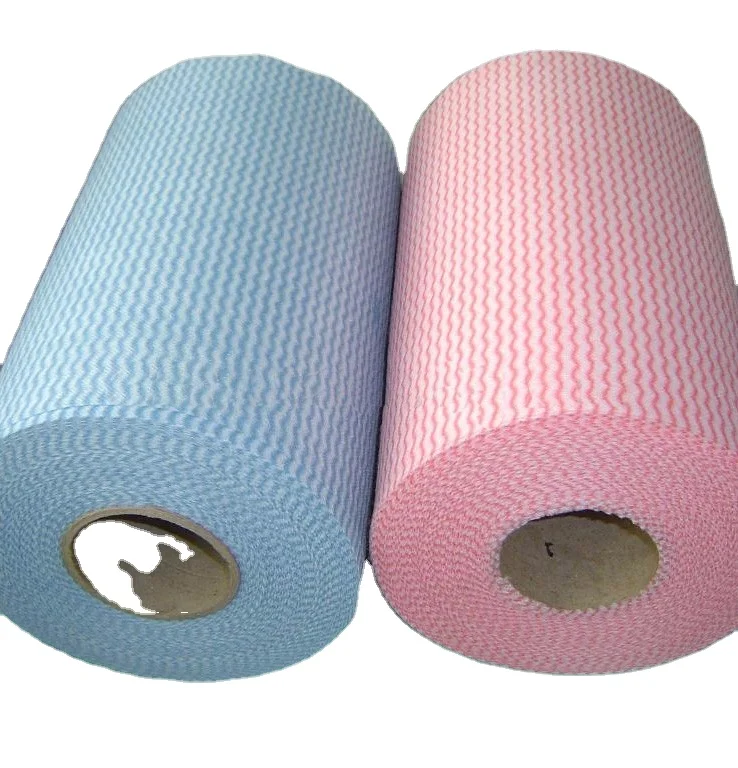 Fabric manufacturer bamboo fiber spunlace nonwoven fabric for wet wipes fabric material