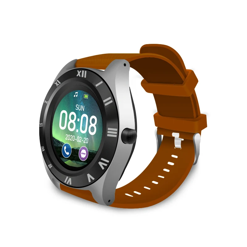 2021Hot sale  M11 Sim Smart Watch Smartwatch Men Women For Android Sport Metal Fitness Smart Watch TF Card Roman Character