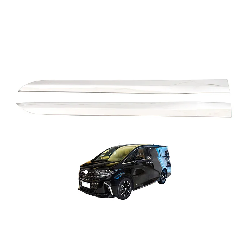 Automotive stainless steel OEM for 2024 Toyota Alphard chrome rear corner lower trim strips
