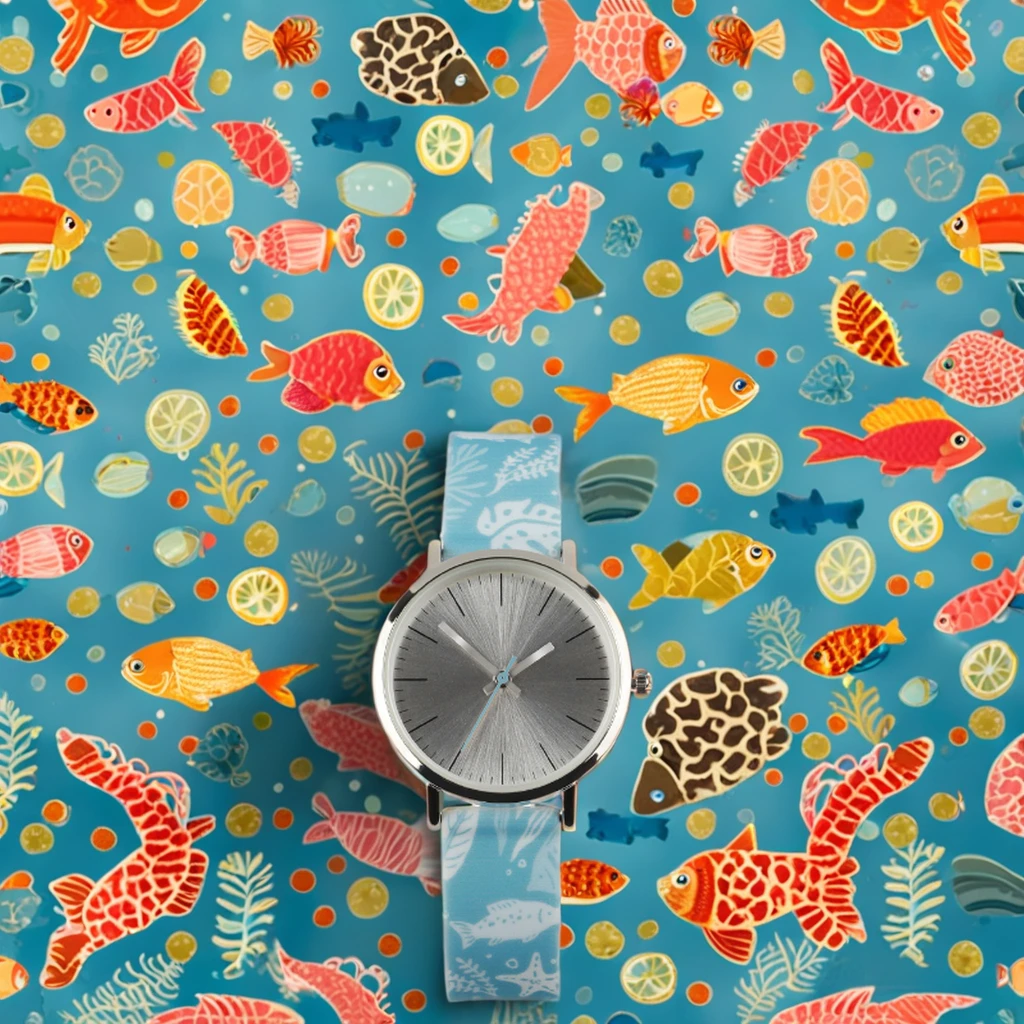 Custom Brand Woman Quartz Watches Fashion Plastic Color Watches Designed For Kids Cartoon Style