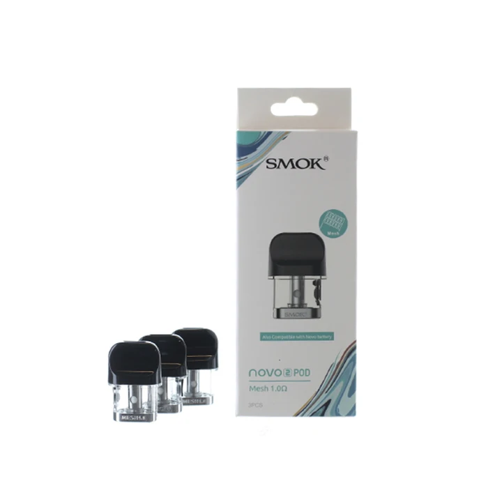  Электронных сигарет Smok Ново 2 Pod 3/уп сетки 1.0ohm/DC 1.4ohm MTL/кварц 1.2ohm Ново-Pod