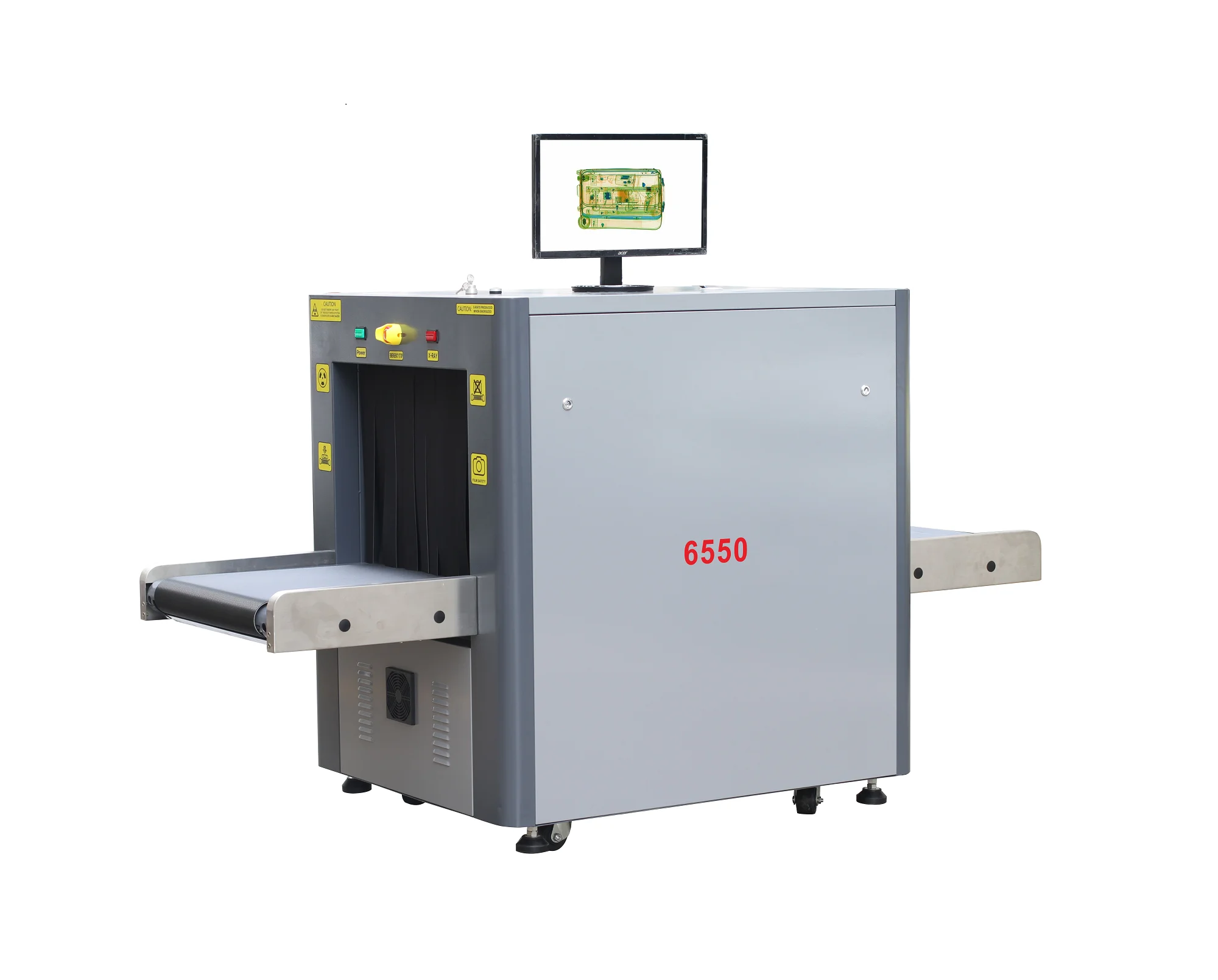 6550 рентгеновский аппарат для багажа, рентгеновский сканер багажа, оборудование для безопасности и безопасности 6550