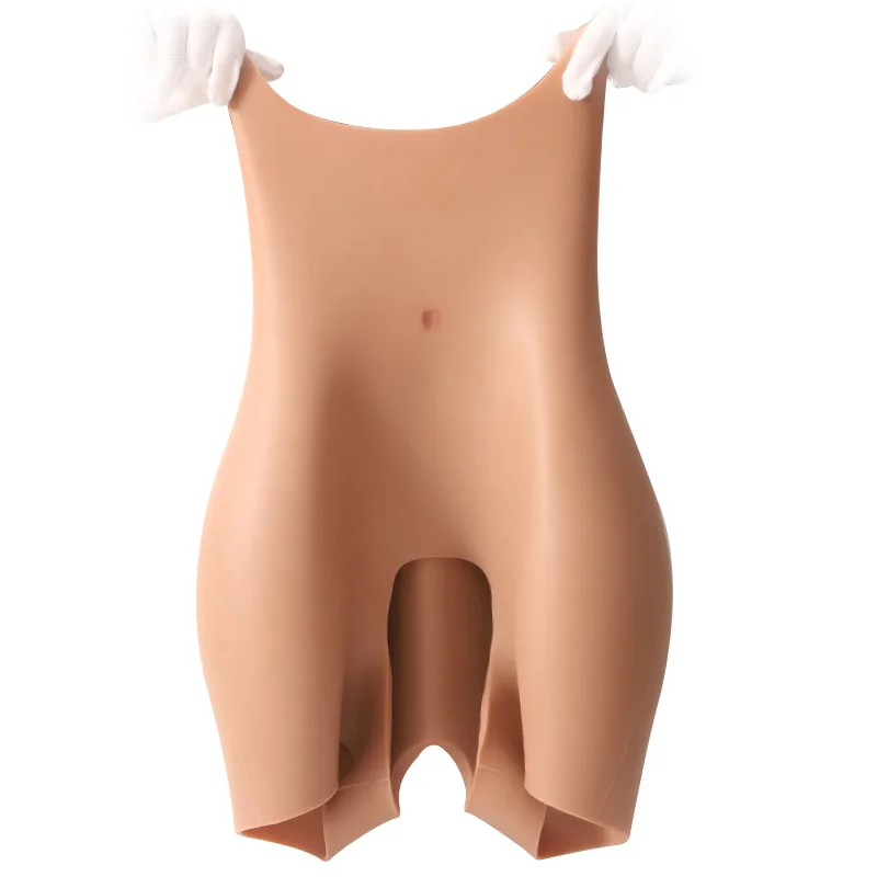 XXXL Tummy Slimming Big Fake Hips Buttocks fake booty and hips Crossdresser Underwear Natural elastic huge hips booty butts
