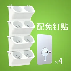 Space-saving garden green vertical wall planter system self watering plastic indoor decorating wall hanging container flower pot