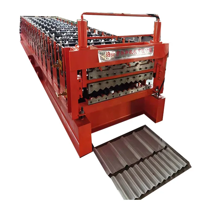 IBR  Corrugated metal roof sheet  Roll Former machine  Double Layer Metal Roofing sheet Roll Forming Machine