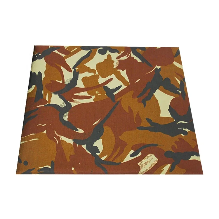 
Anti-infrared 100% Cotton African Military Printed Camouflage fabric 
