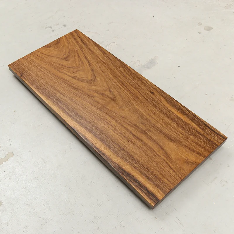 Whole solid wood natural edge big slab height adjustable tabletop South American Walnut