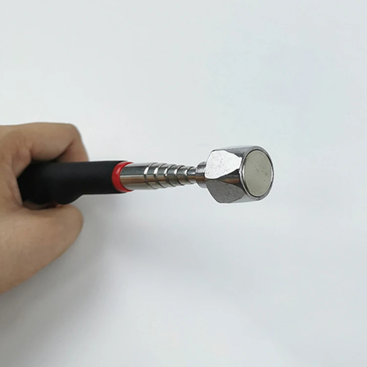 Promotion mini portable retractable magnetic magnet bar for picking nuts and bolts An expandable picking tool