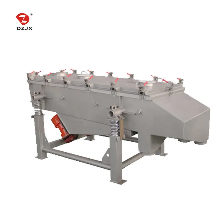 Synthetic Resin Plastic Polymer Additive Engineering Plastic Linear Vibrating Sieve Vibro Screen Sifter Machine