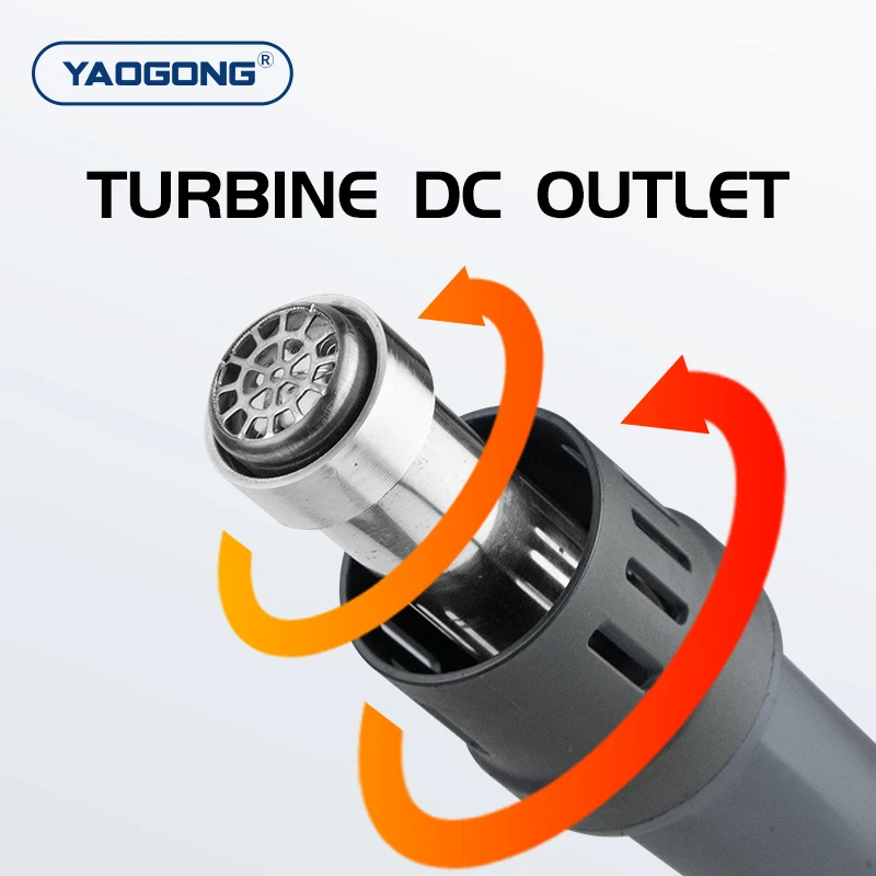 YAOGONG 2020 Intelligent SMD Rework Station 3 in 1 1000W Hot Air Gun Soldering Iron Power Supply Multifunctional Repair Station