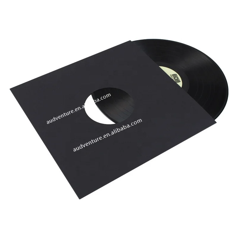 Heavyweight 400gsm LP Cardboard Record Album Jacket with Hole Vinyl Record Inner Paper Sleeves