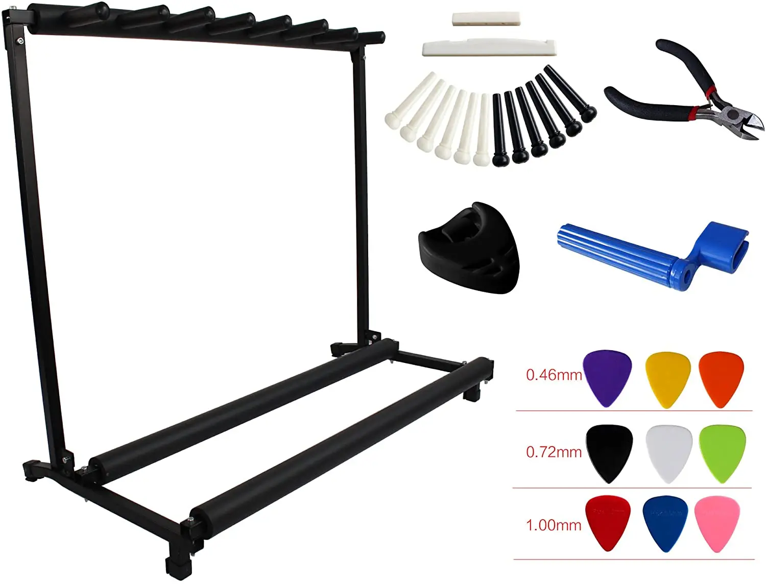 Multipurpose Guitar Stand Rack Guitar Storage Organizer For Guitar Club Living Room