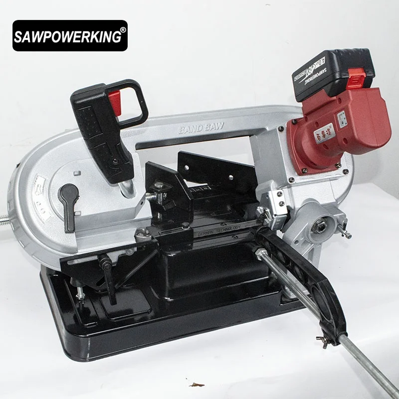 SAWPOWERKING Lithium battery Cordless Portable wood metal plastic cutting Table Band Saw
