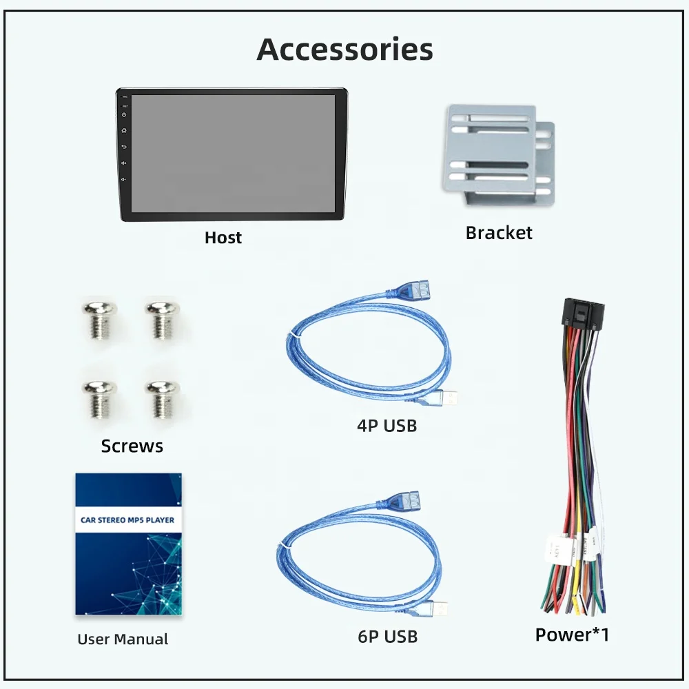 2021 Hot Sell 2 Din Wifi Capacitive Full Touch Screen Am Rds Carplay  Android Auto 9 Inch Auto Radio Car Stereo Music Player