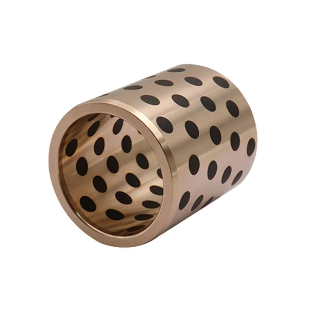 Wholesale Bearing Copper Linear Bush Sleeve Oil-free Brass Sliding Solid Graphite Bushes Bronze Bushing
