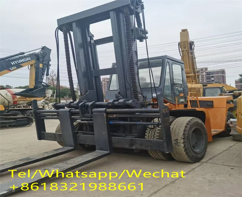 Second Hand Japan brand TCM 20 Ton Forklift TCM FD200 Forklift for hot Sale in shanghai jinshan