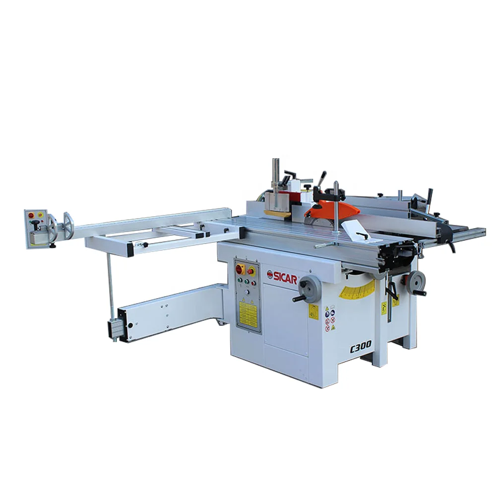 300C Multi Function Combined Woodworking Machine With 5 Functions-Planer Thicknesser Mortiser