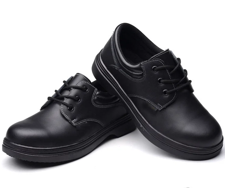 Wholesale slip on Chef Shoes Anti-slip Oil Resistant Steel Toe Kitchen Cooked Safety Shoes for Chef