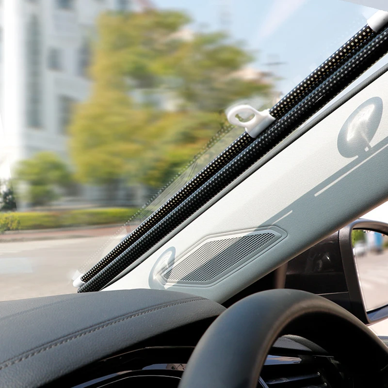 Hot Summer Cooling Curtain Anti-uv Car Window Shade Easy To Use Foldable Car Sunshade Back Retractable Windshield Car Cover