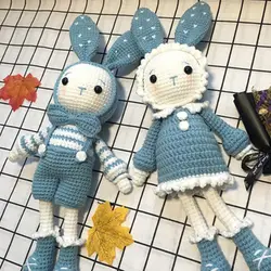 Crochet Kit  Luxury Bunny Rabbit Beginner Kit Craft Kit Amigurumi pattern for her