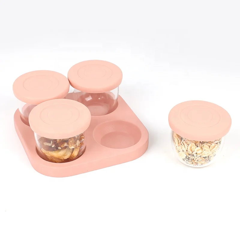 Price Baby Food Silicone Divided Plate And Bibs New Product Ideas 2024 Lunch Box Kids Silicone Baby Feeding Set