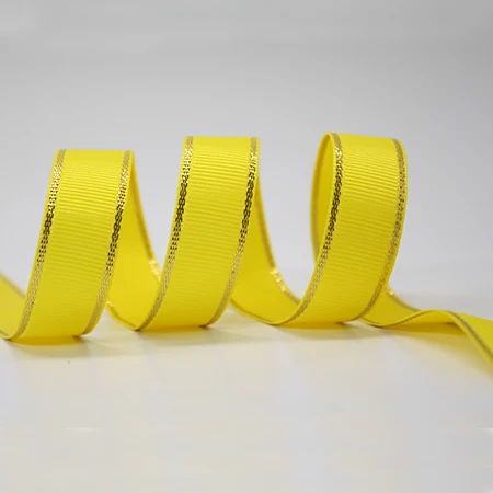 В наличии 9-38 мм корсажная лента с металлическим золотым краем для одежды