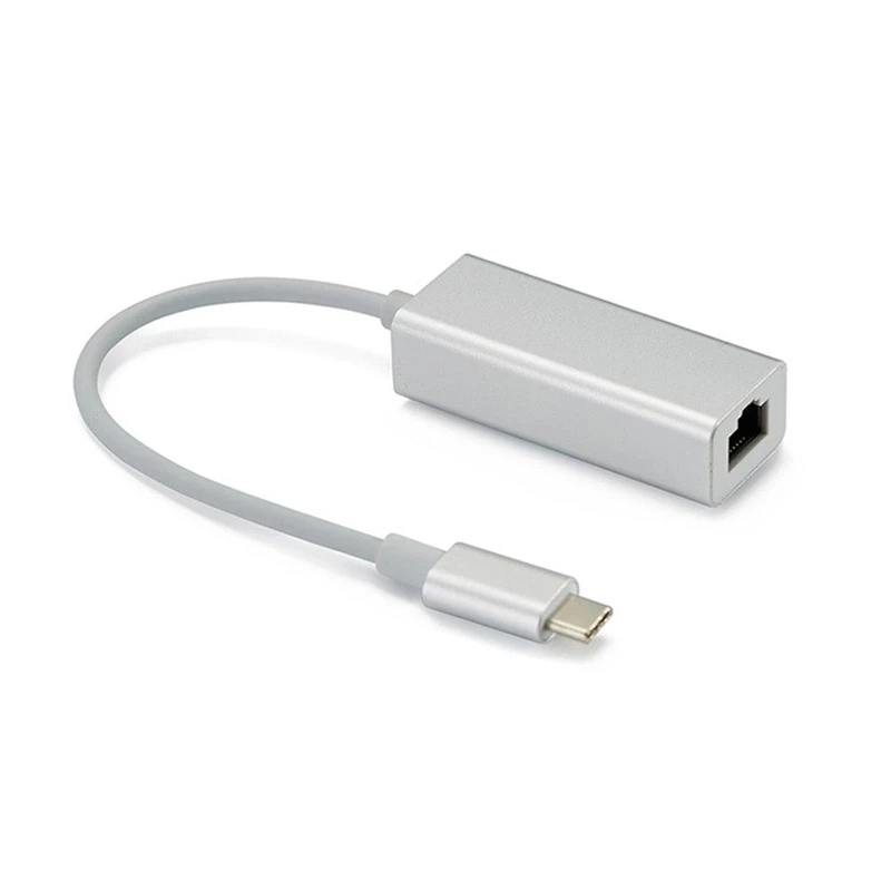 USB3.1 Type-C USB-C to RJ45 Ethernet LAN Adapter Cable USB 3.1 Type c to RJ45 Gigabit Ethernet Port Adapter
