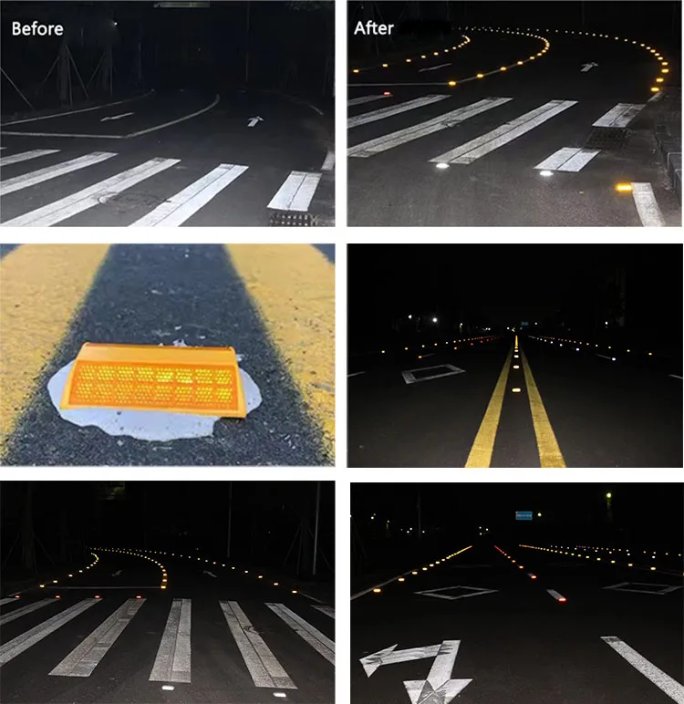 High Quality ABS plastic 3m pavement reflective raised pavement marker Highway