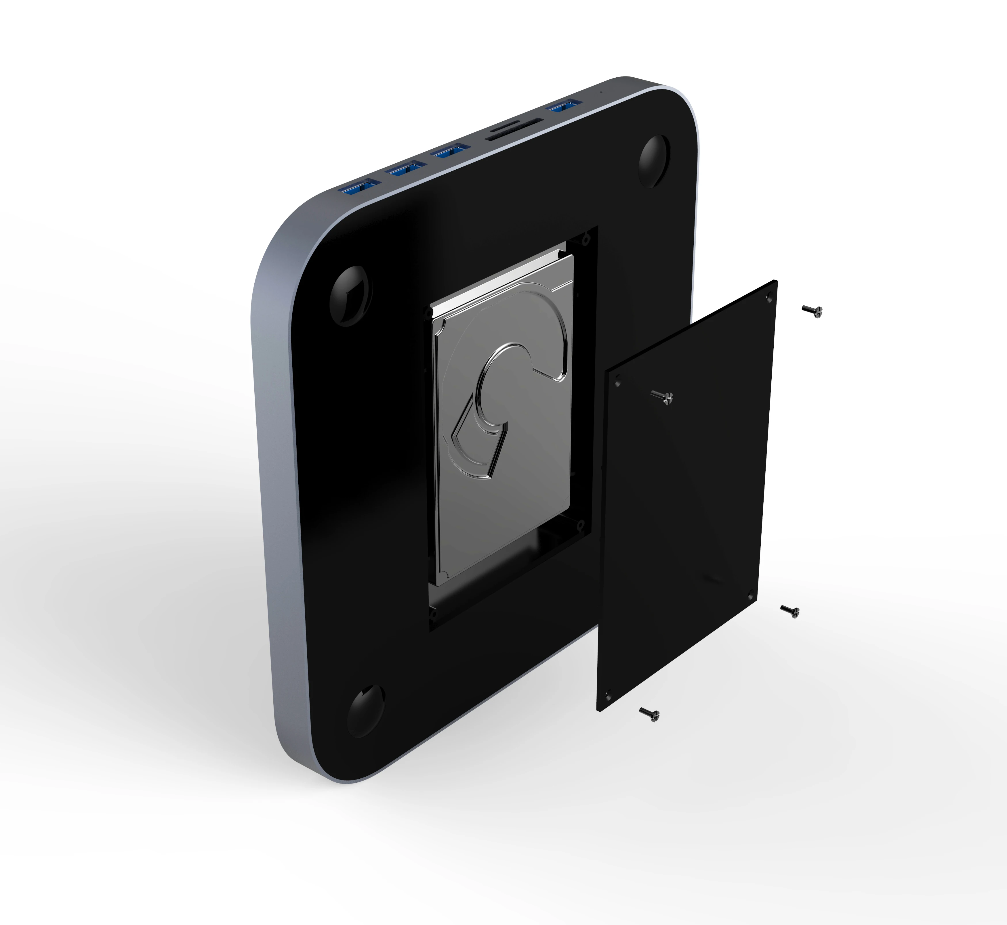  Мини-концентратор MC25 для Apple M1 корпус жесткого диска Sata порт HDD док-станция Mac