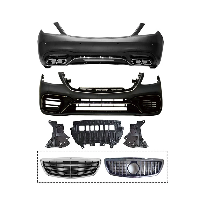 GBT - Fast Shipping auto body kitss mercedes w222 amg body kits facelift for mercedes s class Bodykit s63 amg