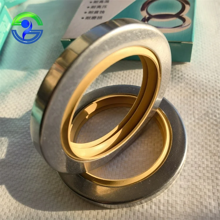 Ptfe Lip Oil Seal With Stainless Steel Housing Single Lip And Dual Lip Screw Air Compressor Spare Parts