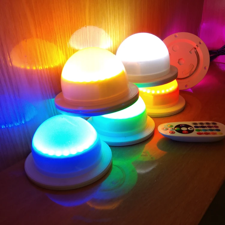 Remote control RGB SMD5050 LED lampwick base cabinet Light for home furniture