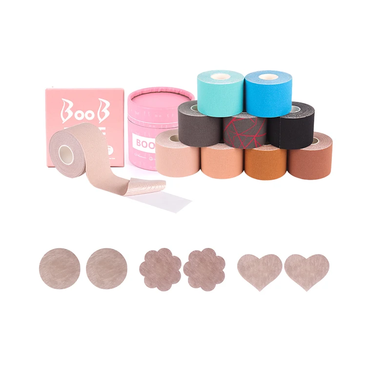 Boob Tape 2.5CM-10CM Adhesive Invisible Push Up Stick Breathable Body Tape For Breast Lifting