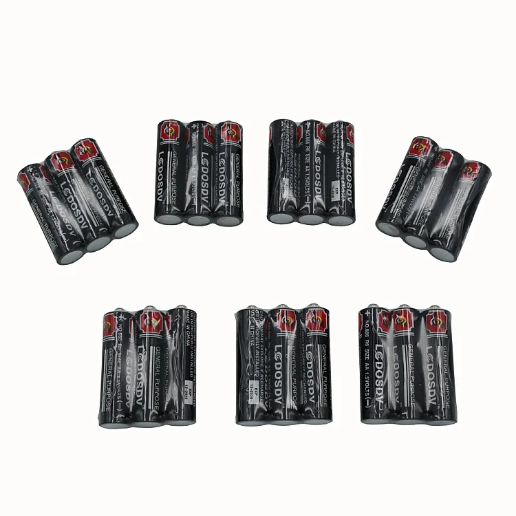 Dry Battery 1.5V AA for Remote Control Electronic Toys Primary Nonrechargeable Zinc Manganese Carbon