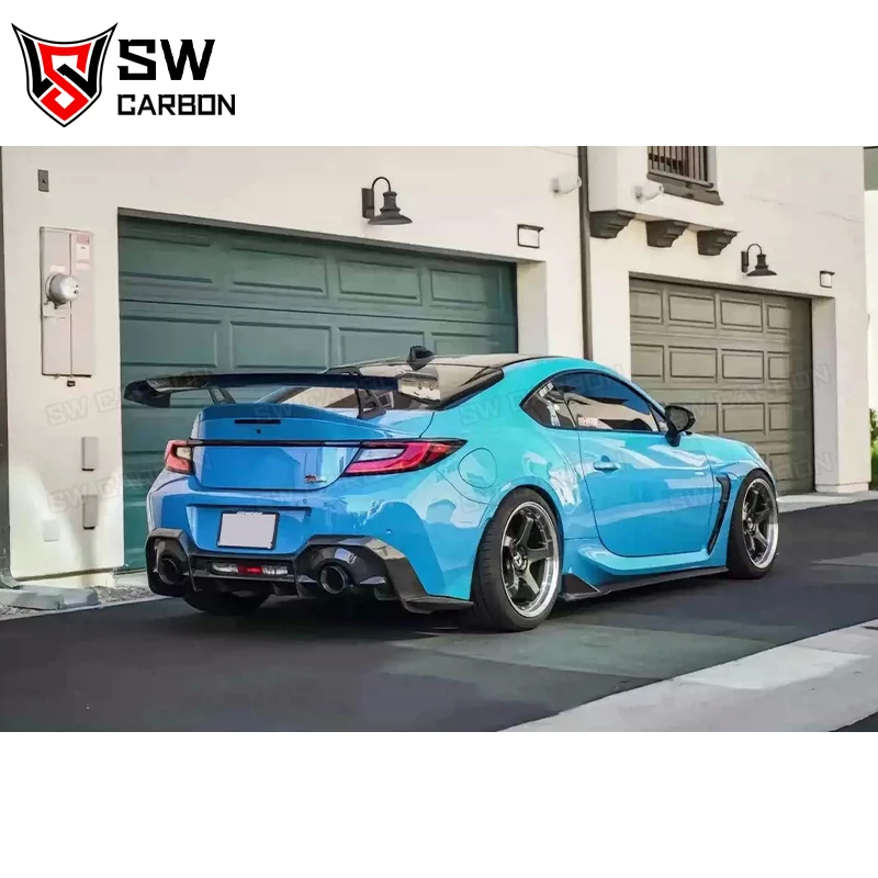 New Carbon Fiber A-D Style Swan Neck Wing For Toyota GR86 86 ZD8 ZN8 BRZ Aerodynamic Performance Kit Spoiler Rear Wing