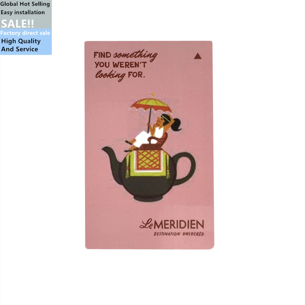 Custom printing PVC contactless ISO14443A RFID hotel key card 13.56MHZ Access Control NFCcard NFC business cards